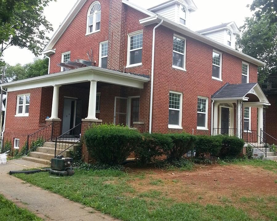 Outside view. Attic apartment