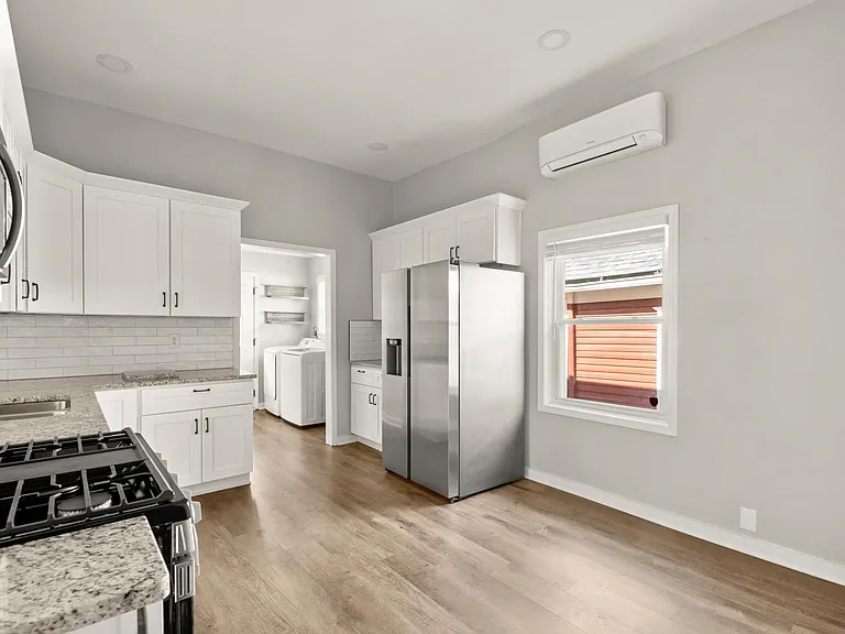 Kitchen with enough room for a table