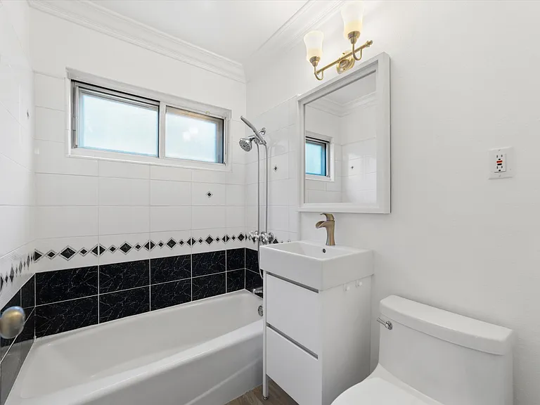 Hallway bathroom