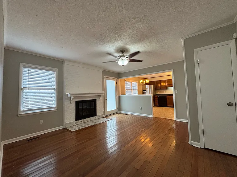 den looking into kitchen