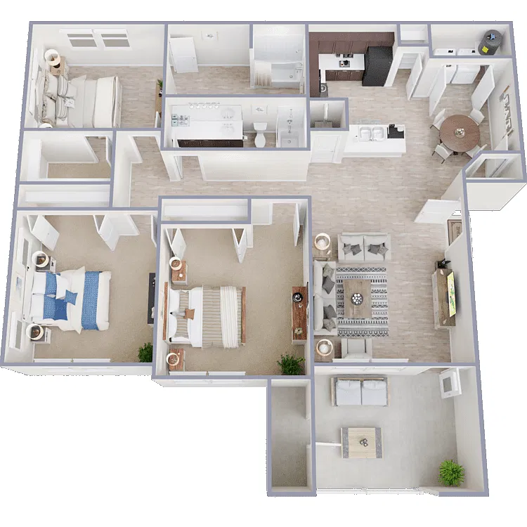 Floor plan C1(ADA)