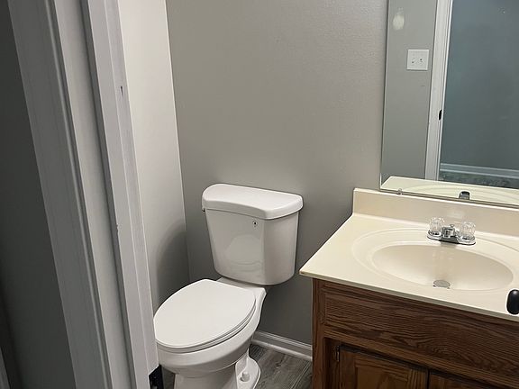 Half bath on the main level