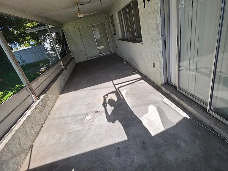 Extra large indoor patio