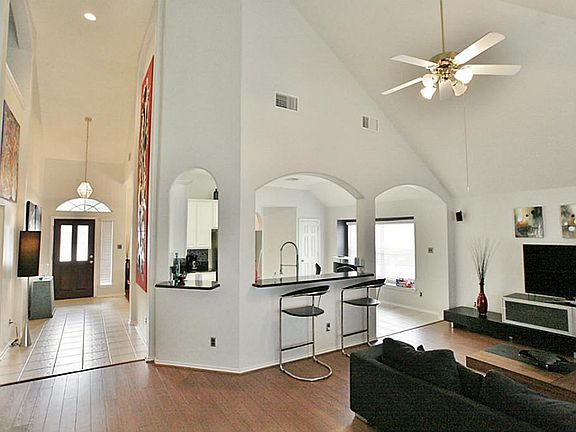 Foyer & Kitchen from Den
