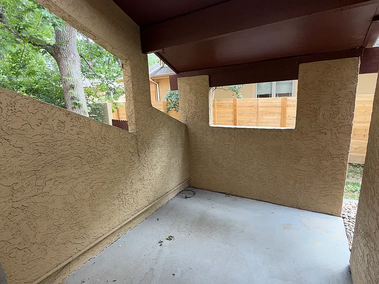 Covered Patio with Skylight