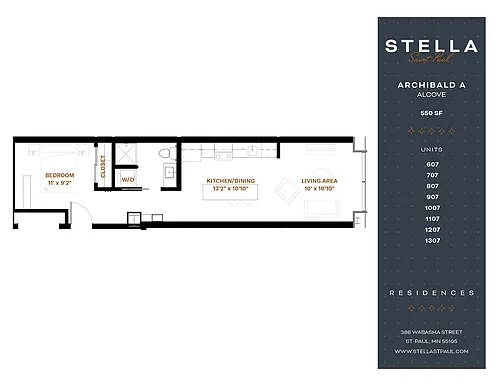 Floor plan Archibald | Alcove