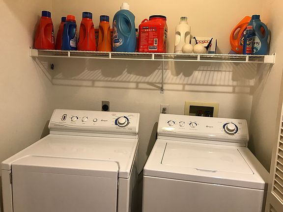 lunndryroom in unit on the 3rd floor, next to the bedroom