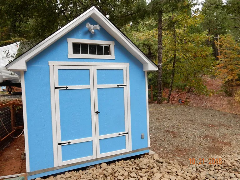 Private 8x12 shed