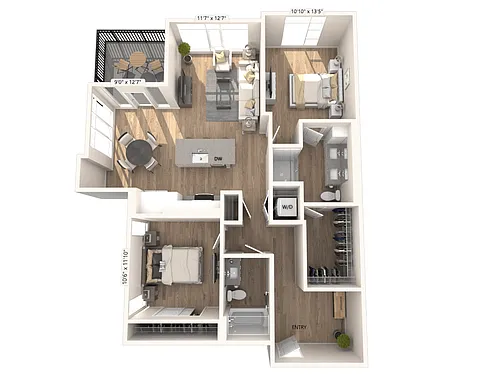 Floor plan B04-FP1
