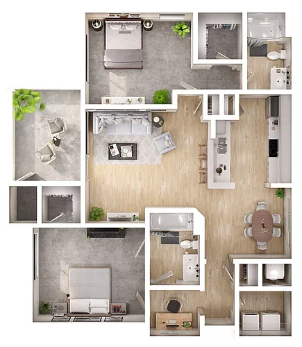 Floor plan B2-LC