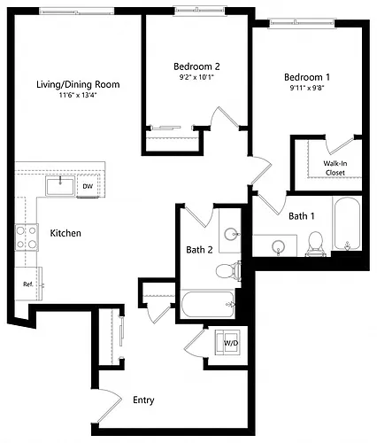 Floor plan B9