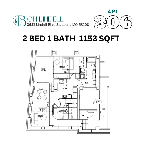 Floor plan 206