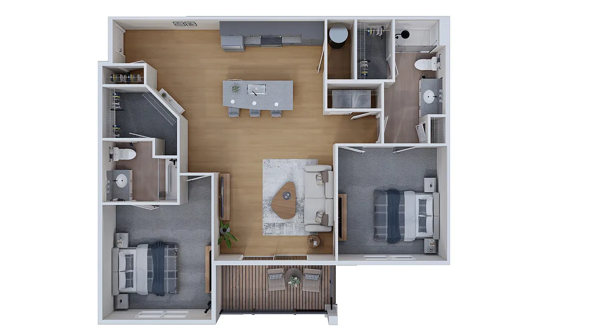 Floor plan The Drake