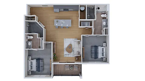 Floor plan The Drake