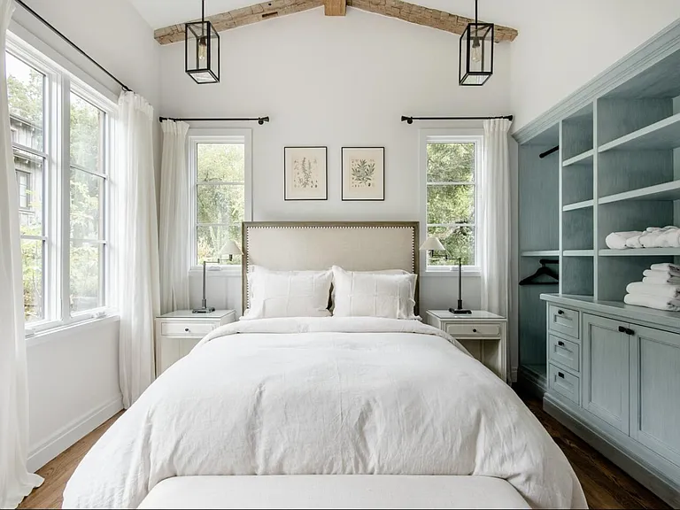 1st master suite with custom built-in closet