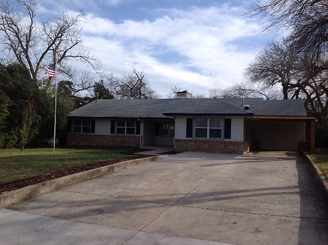 Large driveway
