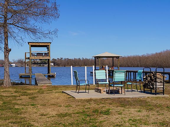 Fire pit and dock