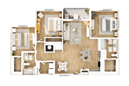 Floor plan C1