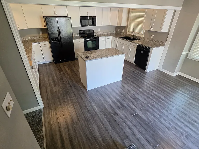 Kitchen, fully updated with granite counter tops.