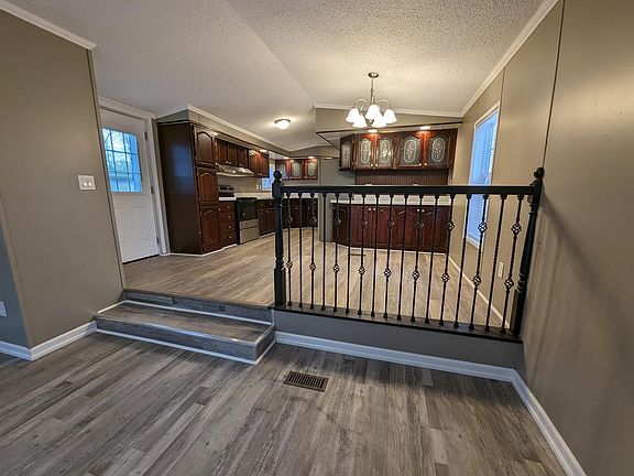 View from edge of living room