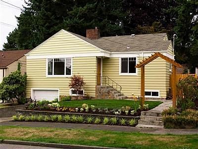 Front View. All new professionally landscaped, including new arbor.