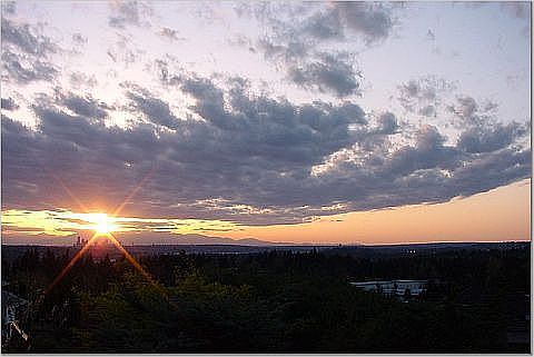 Sunsets on the deck