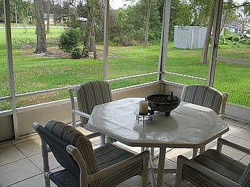 Rear lanai