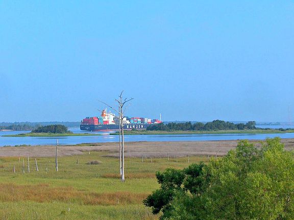 Ship on the Cape Fear
