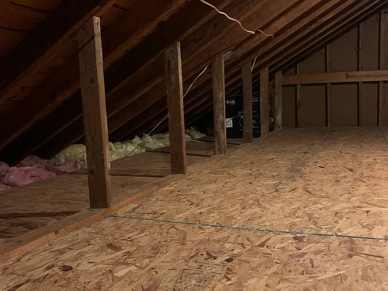 Attic storage space