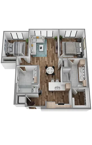 Floor plan Q