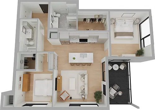 Floor plan 2C