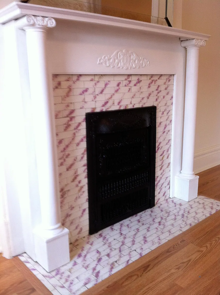 Living Room fireplace (non-functioning) - 3454 Utah St #2