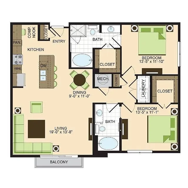 Floor plan B12