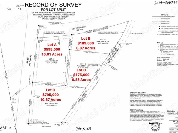 N State Route 89 Lot B, Paulden, AZ 86334