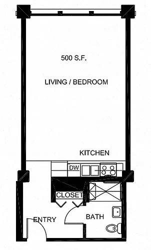 Floor plan Studio-P S2