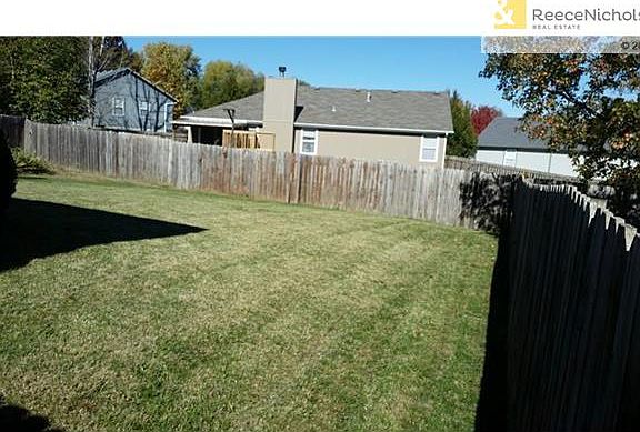 Sunny large backyard