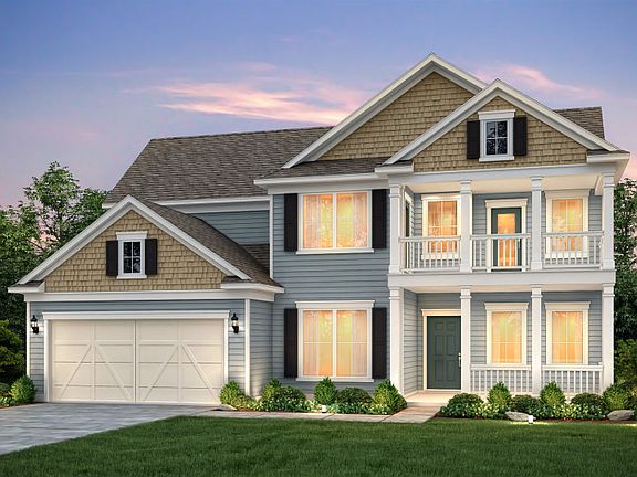 Vanderbilt Exterior 54 features siding, shakes and covered double front porch