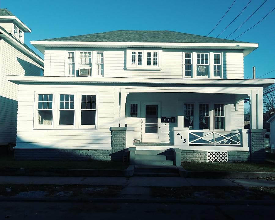 Front view of housing unit