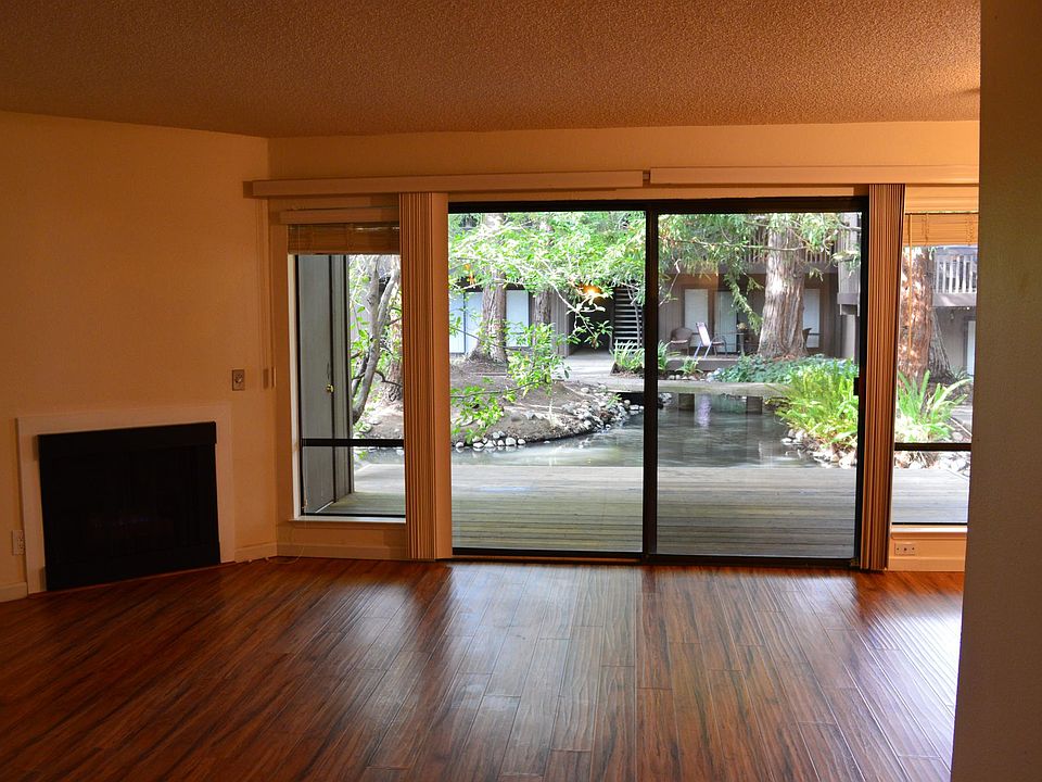 Living room looking out to deck