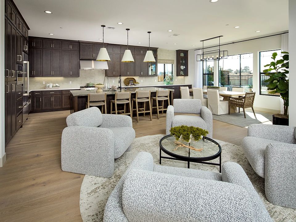 Sky House Plan 3X Model Kitchen, Lounge, Dining
