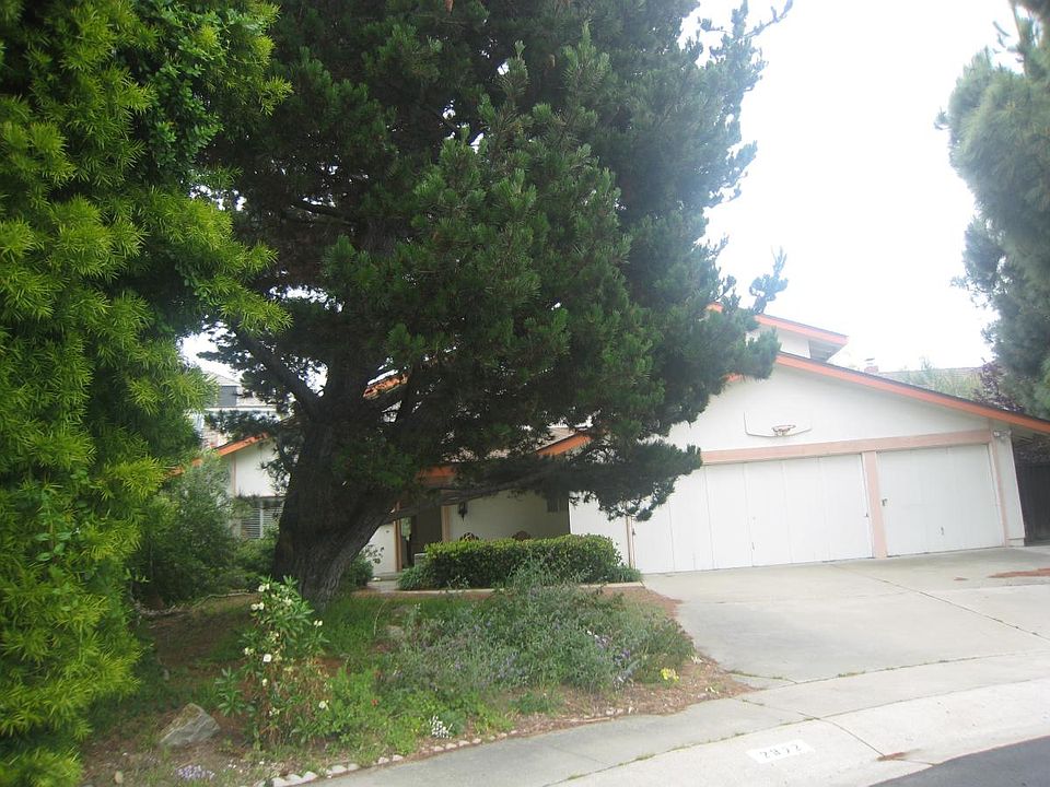 Front with 3 car driveway