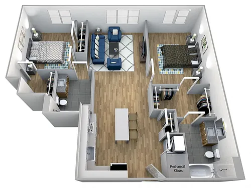 Floor plan F-1A