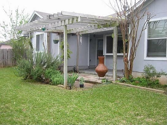 Back Yard with Pergola