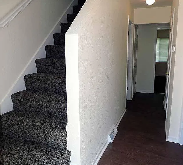 Main hallway & stairway to second floor.