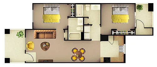 Floor plan B2