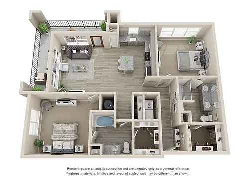 Floor plan B2.1- Attainable