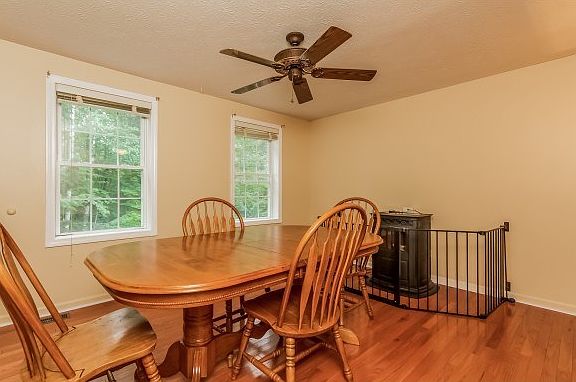 Dining Room w Pellet Stove