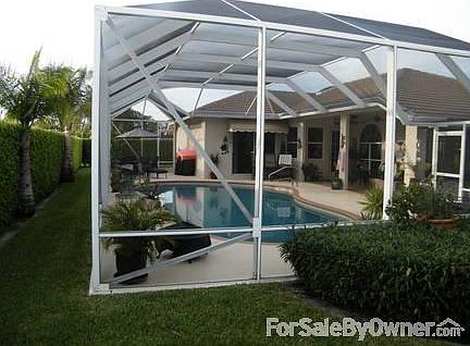 View of Pool, Screen Enclosure and Patio