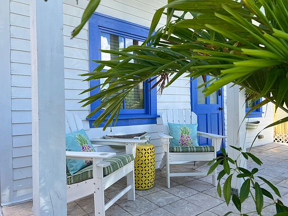 Front porch for morning coffee, afternoon cocktails and people watching.