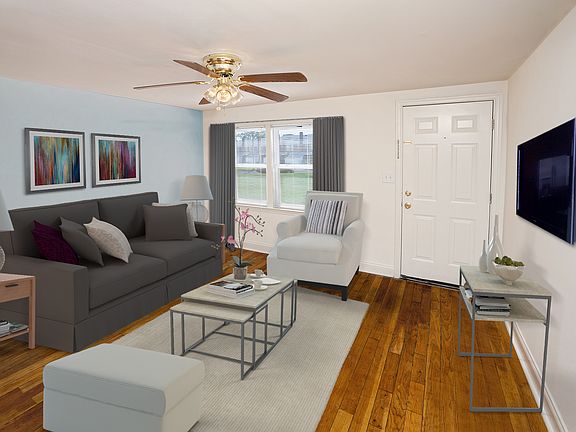 Spacious living rooms make entertaining easy.